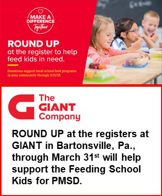  Graphic on Rounding Up at the registers at Giant to support the Feeding School Kids initiative